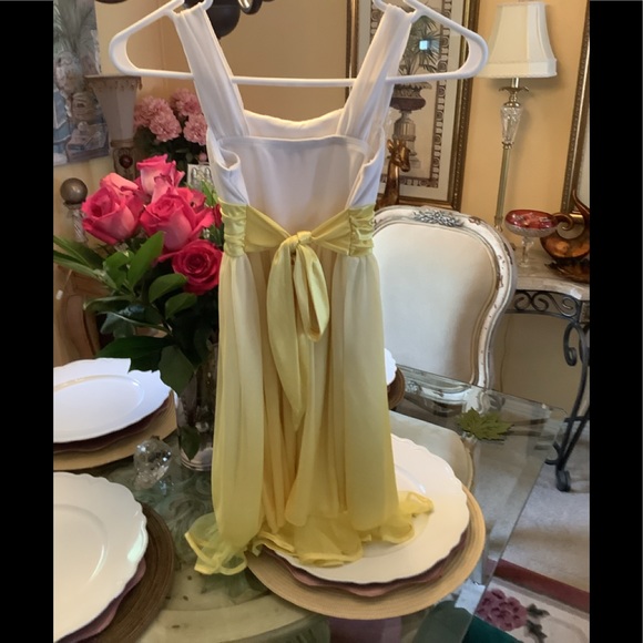 Sequin Hearts dress Grecian Look white formal or party 🎉 look soft material <7> - Picture 3 of 11